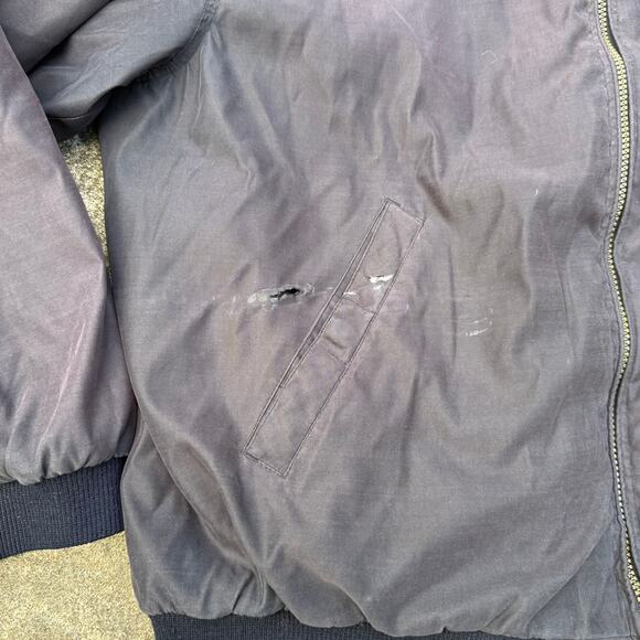 Weatherproof Vintage Navy Zip Up Jacket - Men's L - Picture 4 of 5